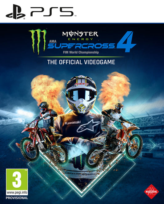 Monster Energy Supercross 4 The Official Videogame PlayStation 5