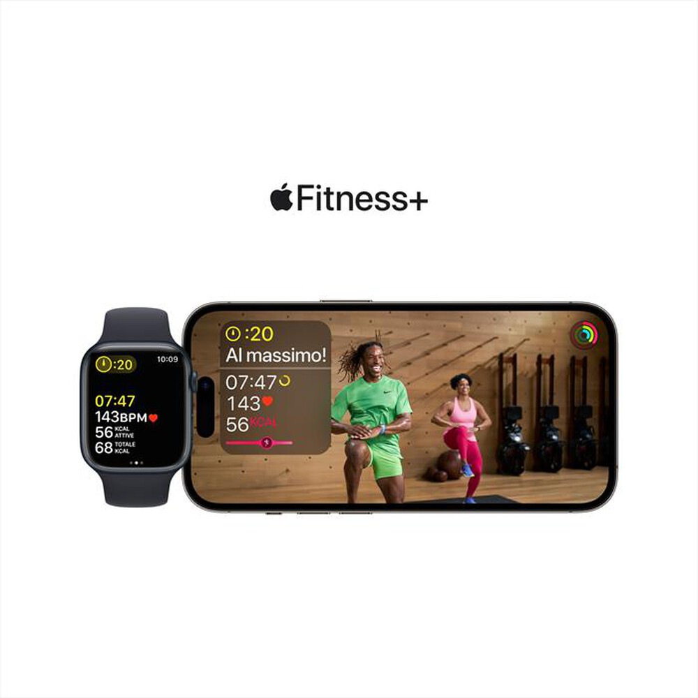 APPLE - Watch Series 8 GPS 41mm Alluminio-Mezzanotte